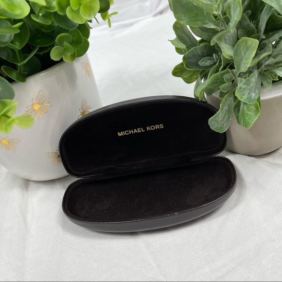 Michael Kors Black Leather Sunglasses Case